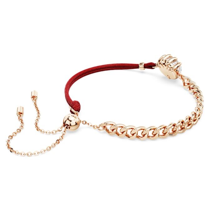Bracelet Dragon et Phénix « Griffe de dragon », rouge, finition métaux mélangés Bracelet Dragon et Phénix « Griffe de dragon », rouge, finition métaux mélangés