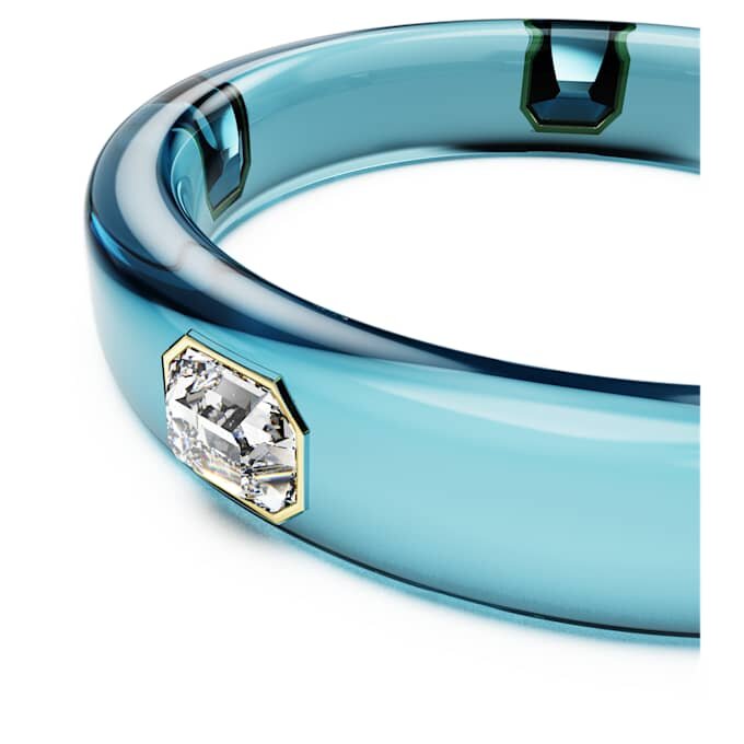 Bracelet Dulcis à taille octogonale, bleu, plaqué or Bracelet Dulcis à taille octogonale, bleu, plaqué or