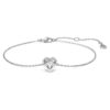 Bracelet Eternity avec diamants synthétiques 0,5 ct au total, en forme de cœur, argent sterling Bracelet Eternity avec diamants synthétiques 0,5 ct au total, en forme de cœur, argent sterling