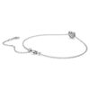 Bracelet Eternity avec diamants synthétiques 0,5 ct au total, en forme de cœur, argent sterling Bracelet Eternity avec diamants synthétiques 0,5 ct au total, en forme de cœur, argent sterling