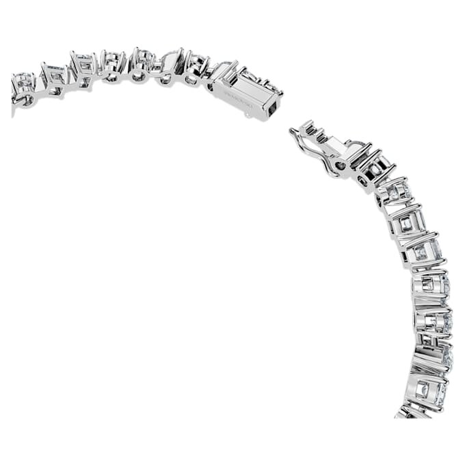 Bracelet « Galaxy Tennis » avec diamants synthétiques, 5 carats au total, formes variées, or blanc 14 carats Bracelet « Galaxy Tennis » avec diamants synthétiques, 5 carats au total, formes variées, or blanc 14 carats