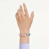 Bracelet Gema à cristaux surdimensionnés, tailles variées, multicolores, plaqué or Bracelet Gema à cristaux surdimensionnés, tailles variées, multicolores, plaqué or
