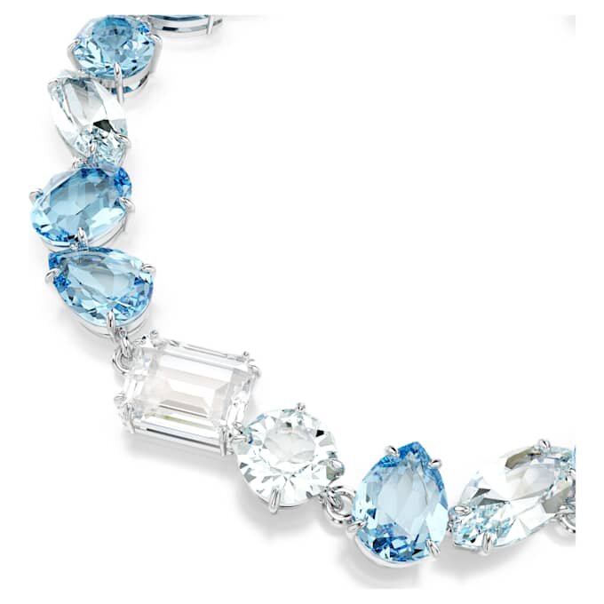 Bracelet Gema, tailles variées, bleu, plaqué rhodium Bracelet Gema, tailles variées, bleu, plaqué rhodium