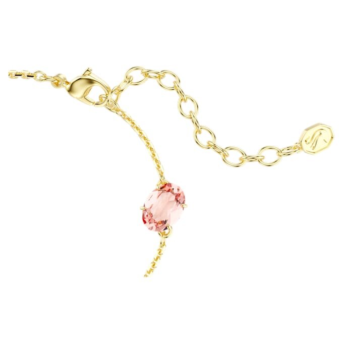 Bracelet Gema : tailles variées, cristaux pendants, multicolore, plaqué or Bracelet Gema : tailles variées, cristaux pendants, multicolore, plaqué or