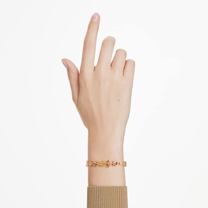 Bracelet Gema, tailles variées, jaune, plaqué or Bracelet Gema, tailles variées, jaune, plaqué or