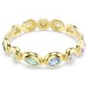 Bracelet Gema à tailles variées, multicolore, plaqué or