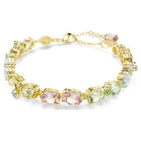Bracelet Gema, tailles variées, multicolore, plaqué or