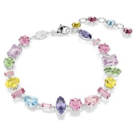 Bracelet Gema, tailles variées, multicolore, plaqué rhodium