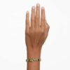 Bracelet Gema, tailles variées, vert, plaqué or Bracelet Gema, tailles variées, vert, plaqué or