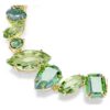 Bracelet Gema, tailles variées, vert, plaqué or Bracelet Gema, tailles variées, vert, plaqué or