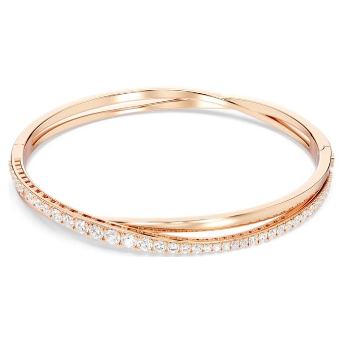 Bracelet Hyperbola blanc, plaqué or rose Bracelet Hyperbola blanc, plaqué or rose