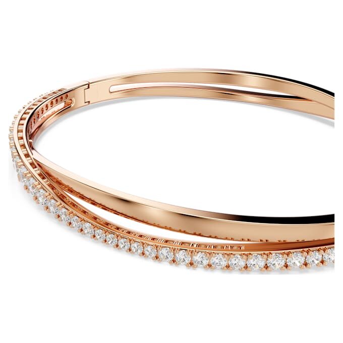 Bracelet Hyperbola blanc, plaqué or rose Bracelet Hyperbola blanc, plaqué or rose