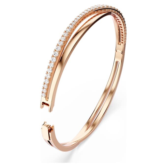 Bracelet Hyperbola blanc, plaqué or rose Bracelet Hyperbola blanc, plaqué or rose