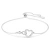Bracelet Hyperbola « Infinity and Heart », blanc, plaqué rhodium Bracelet Hyperbola « Infinity and Heart », blanc, plaqué rhodium