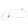 Bracelet Hyperbola « Infinity and Heart », blanc, plaqué rhodium Bracelet Hyperbola « Infinity and Heart », blanc, plaqué rhodium