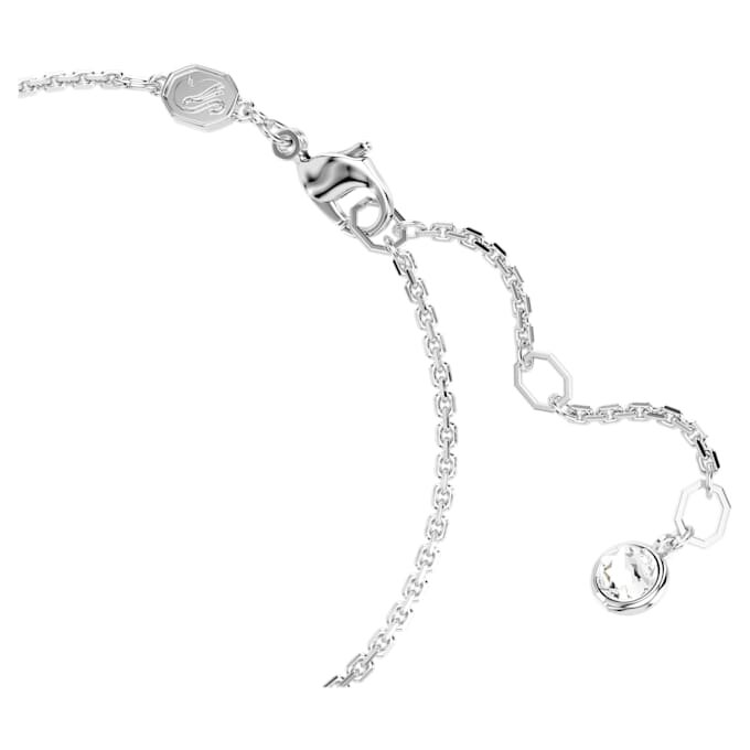 Bracelet Hyperbola Infinity, blanc, plaqué rhodium Bracelet Hyperbola Infinity, blanc, plaqué rhodium