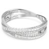 Bracelet Hyperbola à tailles variées, Infinity, Blanc, plaqué rhodium Bracelet Hyperbola à tailles variées, Infinity, Blanc, plaqué rhodium