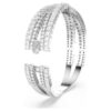 Bracelet Hyperbola à tailles variées, Infinity, Blanc, plaqué rhodium Bracelet Hyperbola à tailles variées, Infinity, Blanc, plaqué rhodium