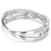 Bracelet Hyperbola à tailles variées, Infinity, Blanc, plaqué rhodium Bracelet Hyperbola à tailles variées, Infinity, Blanc, plaqué rhodium