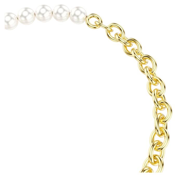 Bracelet Idyllia « Crystal Pearl », blanc, plaqué or Bracelet Idyllia « Crystal Pearl », blanc, plaqué or