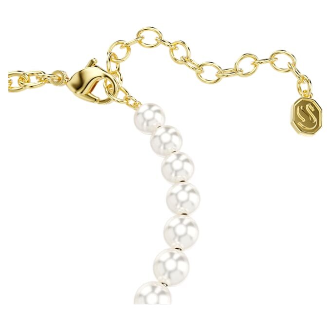 Bracelet Idyllia Crystal Pearl, taille ronde, ours en peluche, doré, plaqué or Bracelet Idyllia Crystal Pearl, taille ronde, ours en peluche, doré, plaqué or