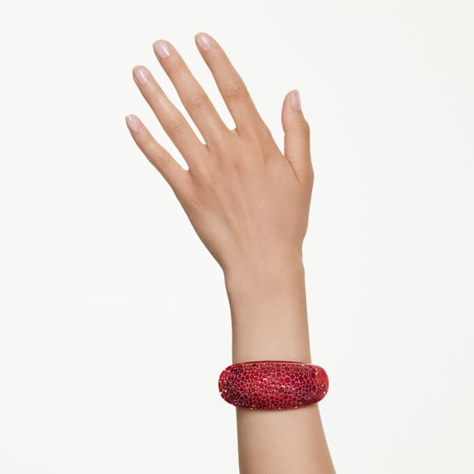 Bracelet Idyllia rouge, plaqué or Bracelet Idyllia rouge, plaqué or