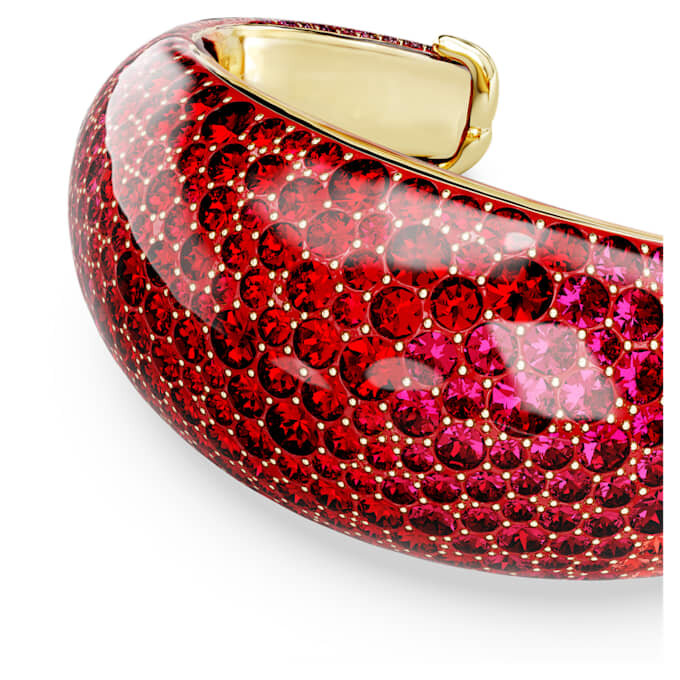 Bracelet Idyllia rouge, plaqué or Bracelet Idyllia rouge, plaqué or