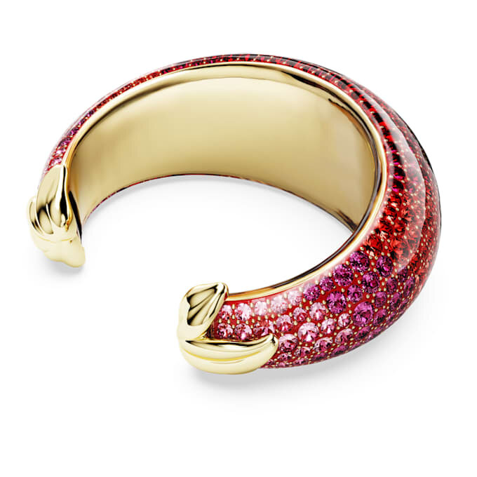 Bracelet Idyllia rouge, plaqué or Bracelet Idyllia rouge, plaqué or