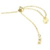 Bracelet Idyllia, tailles variées, cœur avec flèche, blanc, plaqué or Bracelet Idyllia, tailles variées, cœur avec flèche, blanc, plaqué or
