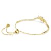 Bracelet Idyllia, tailles variées, cœur avec flèche, blanc, plaqué or Bracelet Idyllia, tailles variées, cœur avec flèche, blanc, plaqué or