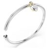 Bracelet Idyllia, tailles variées, cœur, rose, finition métaux mélangés Bracelet Idyllia, tailles variées, cœur, rose, finition métaux mélangés