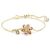 Bracelet Idyllia, tailles variées, fleur, multicolore, plaqué or Bracelet Idyllia, tailles variées, fleur, multicolore, plaqué or