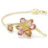 Bracelet Idyllia, tailles variées, fleur, multicolore, plaqué or Bracelet Idyllia, tailles variées, fleur, multicolore, plaqué or