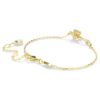 Bracelet Idyllia, tailles variées, fleur, multicolore, plaqué or Bracelet Idyllia, tailles variées, fleur, multicolore, plaqué or