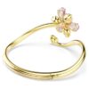 Bracelet Idyllia à tailles variées, fleur, multicolore, plaqué or Bracelet Idyllia à tailles variées, fleur, multicolore, plaqué or
