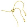 Bracelet Idyllia, tailles variées, trèfle, vert, plaqué or Bracelet Idyllia, tailles variées, trèfle, vert, plaqué or