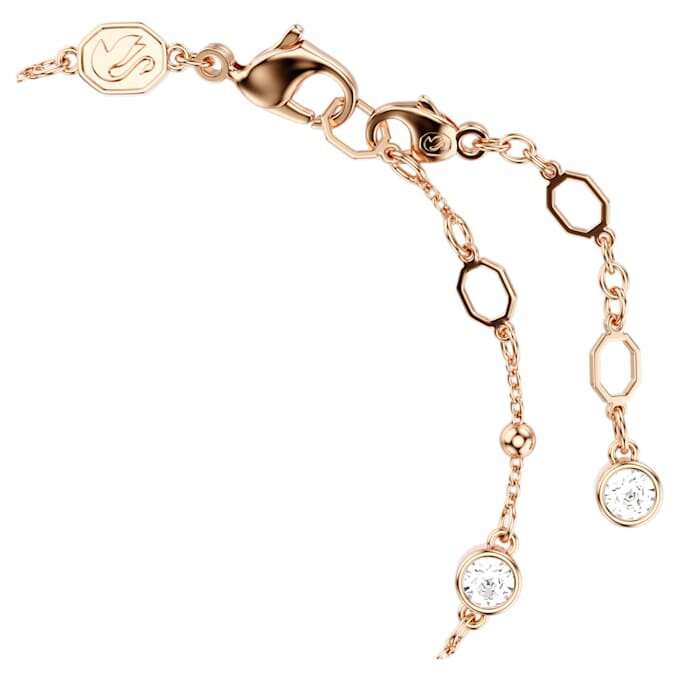 Bracelet Imber à coupe ronde, blanc, plaqué or rose Bracelet Imber à coupe ronde, blanc, plaqué or rose