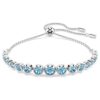 Bracelet Imber à cristaux ronds assortis, bleu, plaqué rhodium Bracelet Imber à cristaux ronds assortis, bleu, plaqué rhodium