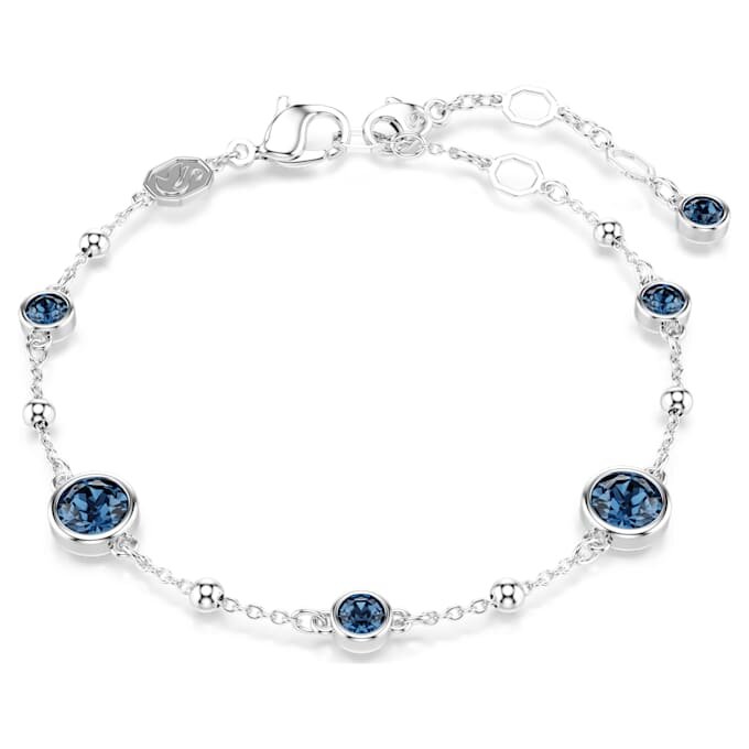 Bracelet Imber à taille ronde, bleu, plaqué rhodium Bracelet Imber à taille ronde, bleu, plaqué rhodium