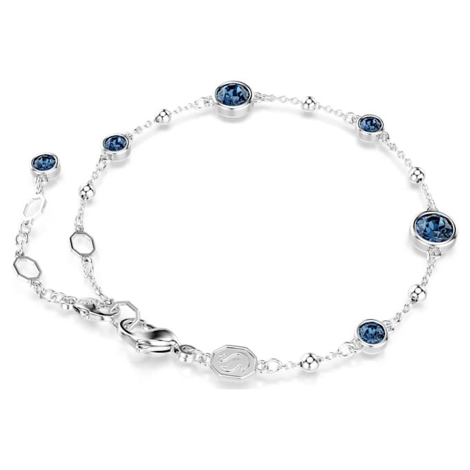 Bracelet Imber à taille ronde, bleu, plaqué rhodium Bracelet Imber à taille ronde, bleu, plaqué rhodium