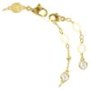 Bracelet Imber, taille ronde, motif dispersé, blanc, plaqué or Bracelet Imber, taille ronde, motif dispersé, blanc, plaqué or