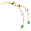 Bracelet Imber, taille ronde, vert, plaqué or Bracelet Imber, taille ronde, vert, plaqué or