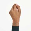 Bracelet Imber, taille ronde, vert, plaqué or Bracelet Imber, taille ronde, vert, plaqué or