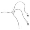 Bracelet Imber à tailles rondes variées, blanc, plaqué rhodium Bracelet Imber à tailles rondes variées, blanc, plaqué rhodium
