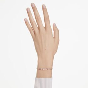 Bracelet Imber à tailles rondes variées, rose, plaqué or rose