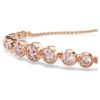 Bracelet Imber à tailles rondes variées, rose, plaqué or rose Bracelet Imber à tailles rondes variées, rose, plaqué or rose