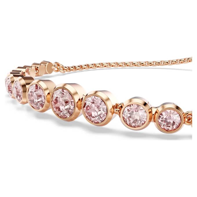 Bracelet Imber à tailles rondes variées, rose, plaqué or rose Bracelet Imber à tailles rondes variées, rose, plaqué or rose