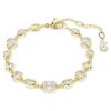 Bracelet Imber à tailles variées, blanc, plaqué or Bracelet Imber à tailles variées, blanc, plaqué or