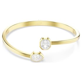 Bracelet Imber à tailles variées, blanc, plaqué or Bracelet Imber à tailles variées, blanc, plaqué or