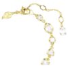 Bracelet Imber à tailles variées, blanc, plaqué or Bracelet Imber à tailles variées, blanc, plaqué or